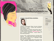 Tablet Screenshot of joannachmarzynska.com